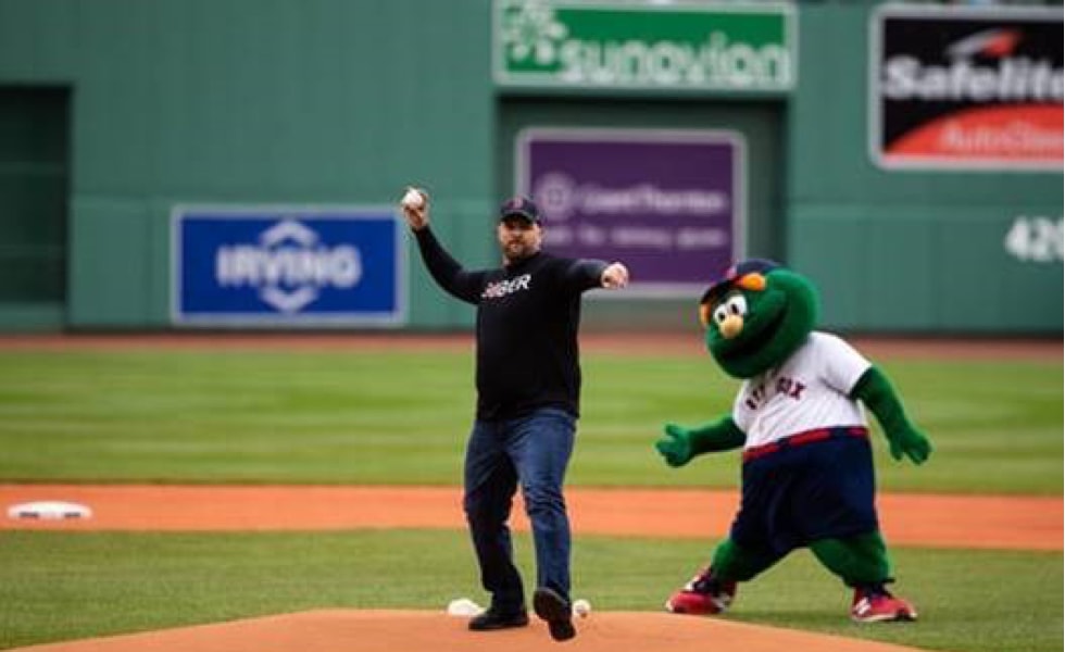 Scott Strode pitch at Fenway Park